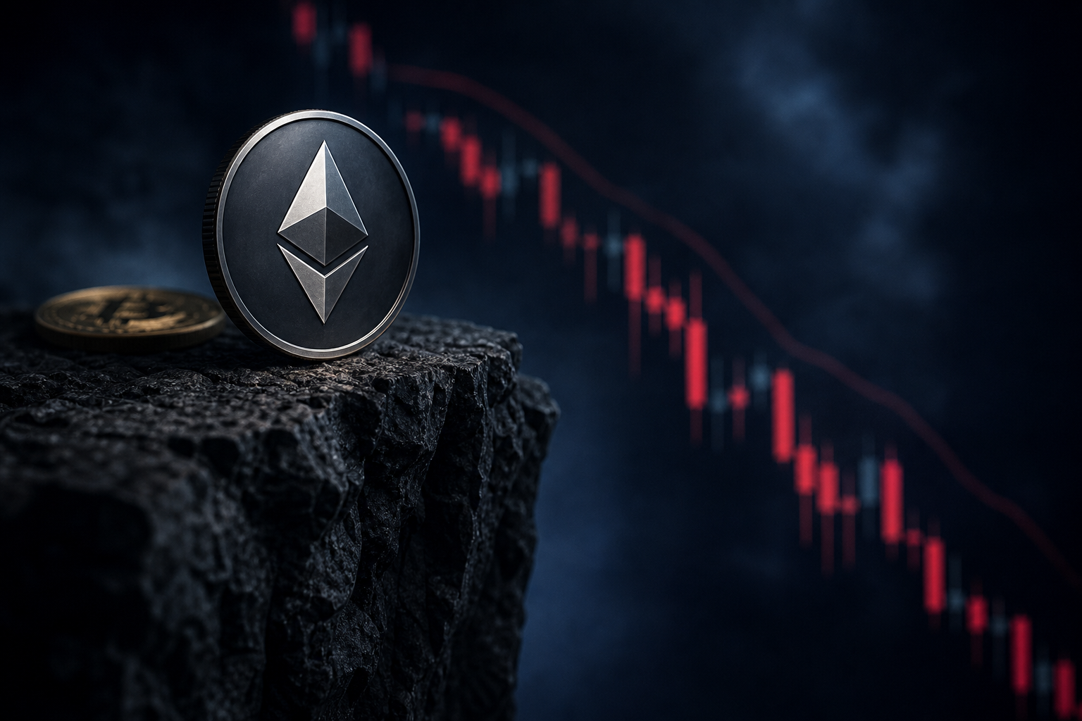 Ether fällt 5 Prozent: 2.300-Dollar-Marke im Test