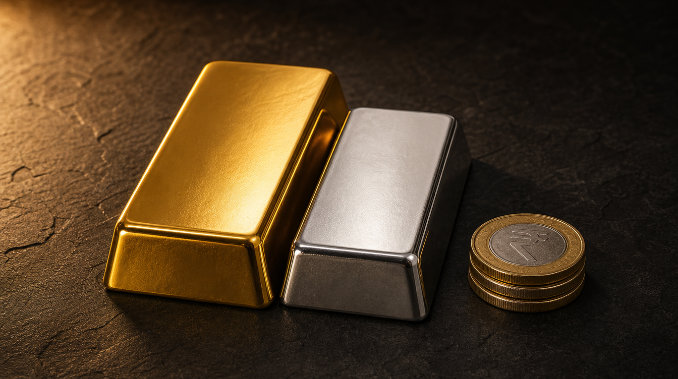 Indien hebt Gold/Silber-Zoll auf 15% – Was Trader jetzt wissen müssen